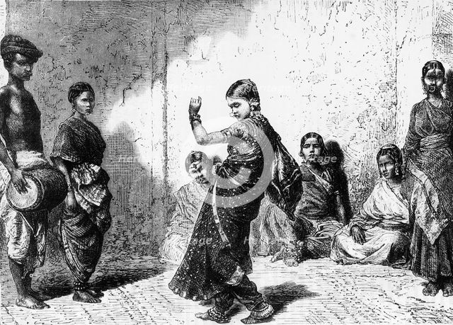 'Dancing Girls of Bombay', c1891. Creator: James Grant.