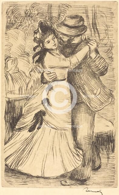 Dancing in the Country (La danse a la campagne), c. 1890. Creator: Pierre-Auguste Renoir.