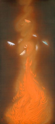 Dancing in the Flames, 1925. Creator: Gyoshu, Hayami (1894-1935)
