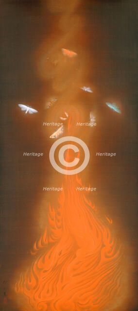 Dancing in the Flames, 1925. Creator: Gyoshu, Hayami (1894-1935).