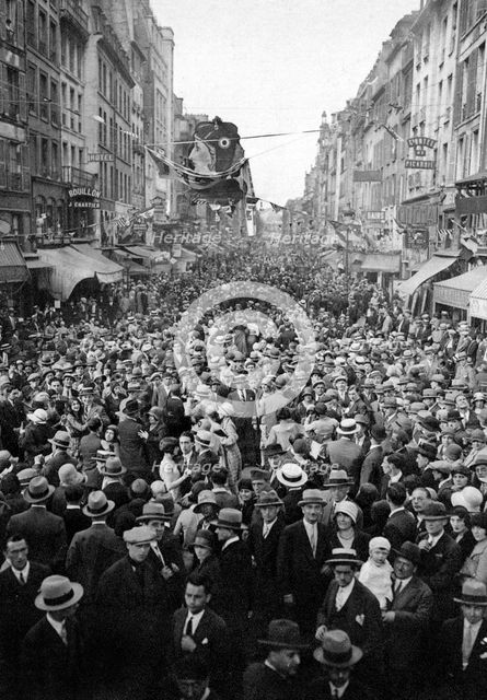 Dancing in the open air on 14th July, Paris, 1931.Artist: Ernest Flammarion