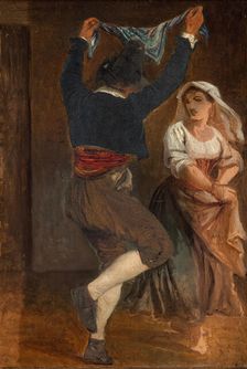 Dancing Italian, c1839. Creator: Wilhelm Marstrand