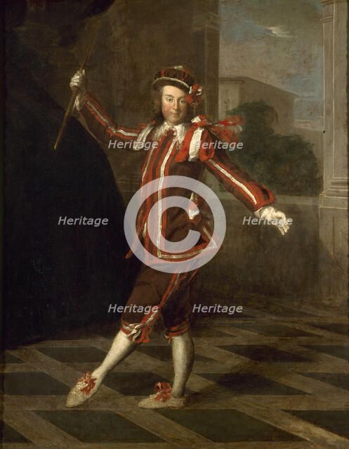 Dancing Mezzetin, ca 1720. Creator: Anonymous.