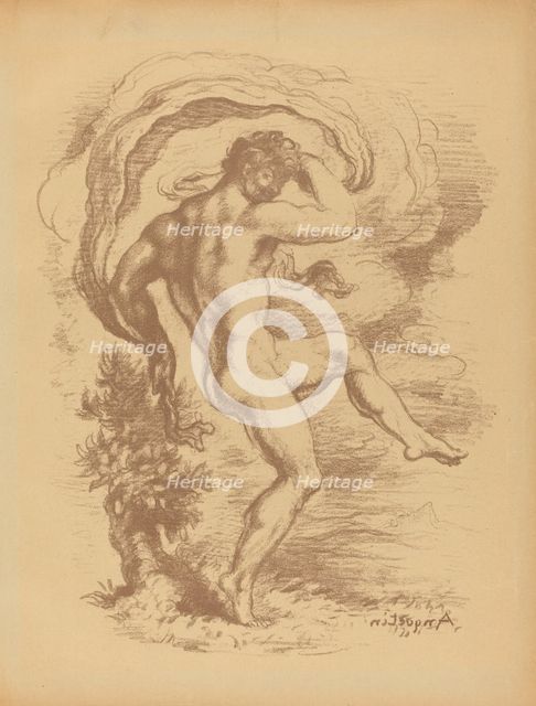 Dancing Nude, 1897. Creator: Louis Anquetin.