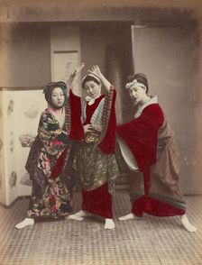 Dancing Party, 1870s-1890s. Creator: Kusakabe Kimbei