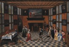 Dancing Party in an Interior, 1640-1649. Creator: Christoffel Jacobsz van der Laemen