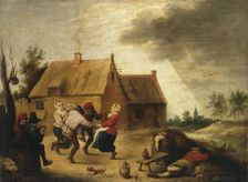 Dancing Peasants, 1660. Creator: Abraham Teniers