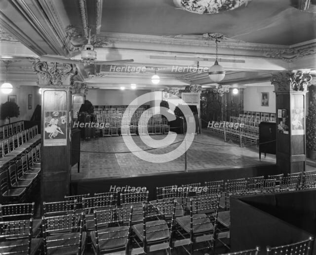 Dancing room in Harrods depertment store, Brompton Road, Knightsbridge, London, 1923. Artist: Adolph Augustus Boucher.