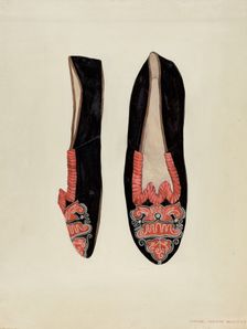 Dancing Slipper, 1935/1942. Creator: Ann Gene Buckley