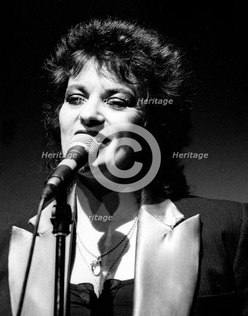 Dana Gillespie, Barry Cryer Centre, Carshalton, 1991.  Artist: Brian O'Connor.