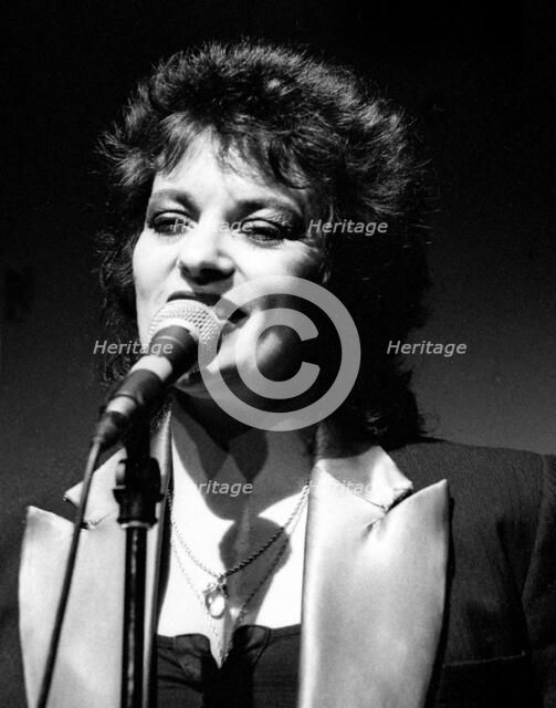 Dana Gillespie, Barry Cryer Centre, Carshalton, 1991.  Artist: Brian O'Connor.