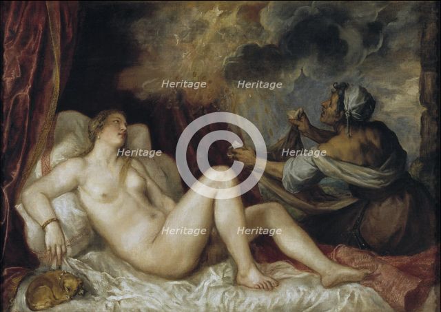 Danae, 1553. Artist: Titian (1488-1576)