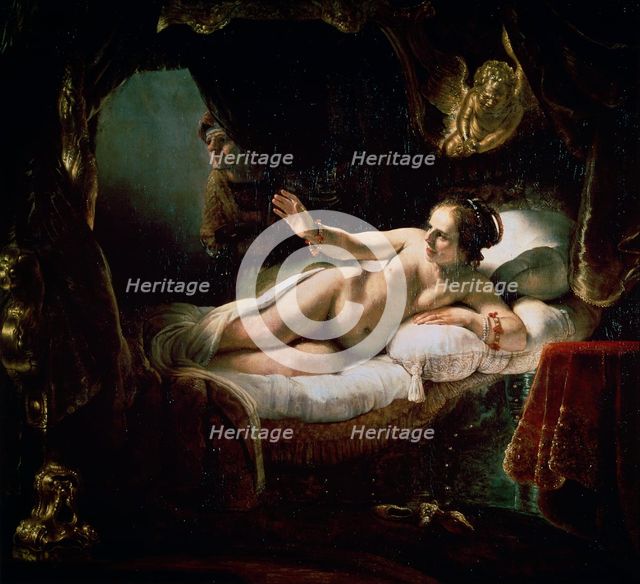 'Danae', 1636.  Artist: Rembrandt Harmensz van Rijn    