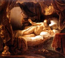 Danae 1636, by Rembrandt