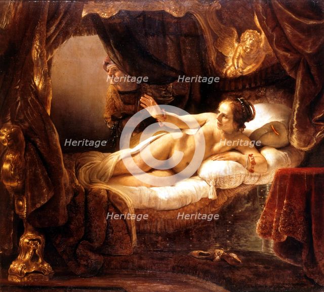  'Danae', 1636, by Rembrandt.