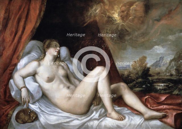 'Danae', 16th century. Artist: Titian