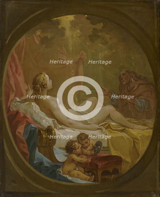 Danaë, 1723-1770. Creator: Francois Boucher.