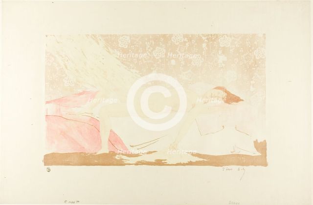 Danaë, 1894. Creator: Alexandre Lunois.