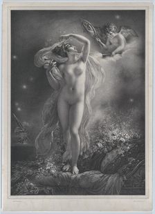 Danaë, 1824. Creator: Hyacinthe-Louis-Victor-Jean-Baptiste Aubry-Lecomte
