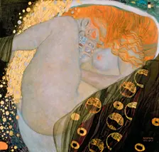 Danae, 1907. Artist: Klimt, Gustav (1862-1918)
