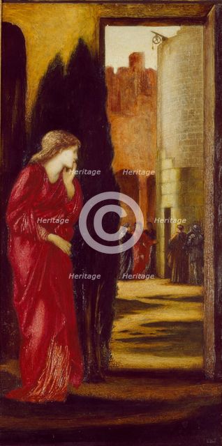 Danäe and the brazen Tower, 1872. Artist: Sir Edward Coley Burne-Jones.