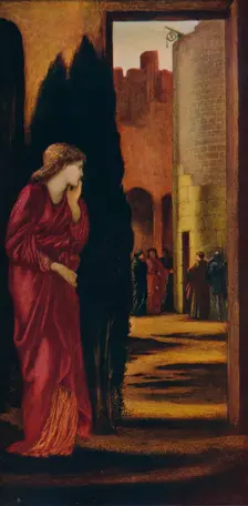 Danaë and the brazen Tower 1872. Creator: Sir Edward Coley Burne-Jones