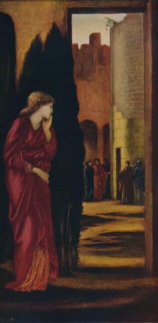Danaë and the brazen Tower 1872. Creator: Sir Edward Coley Burne-Jones