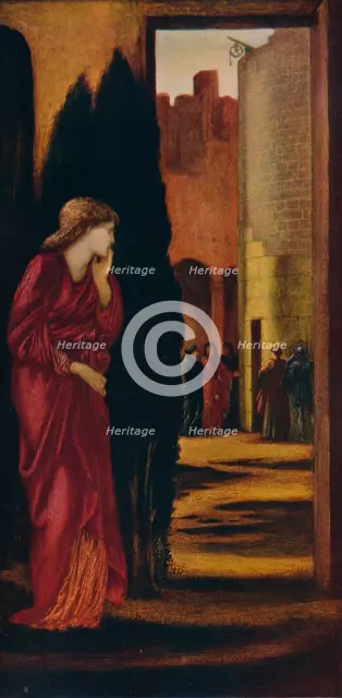 'Danaë and the brazen Tower', 1872. Creator: Sir Edward Coley Burne-Jones.