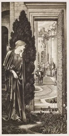 Danae and the Brazen Tower, c1883, (1900). Creator: Unknown