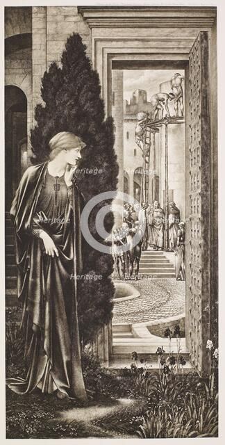 Danae and the Brazen Tower, c1883, (1900). Creator: Unknown.