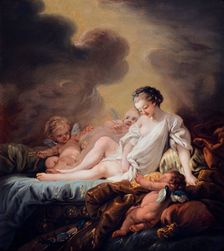 Danae and the Golden Shower. Creator: Ecole Francaise