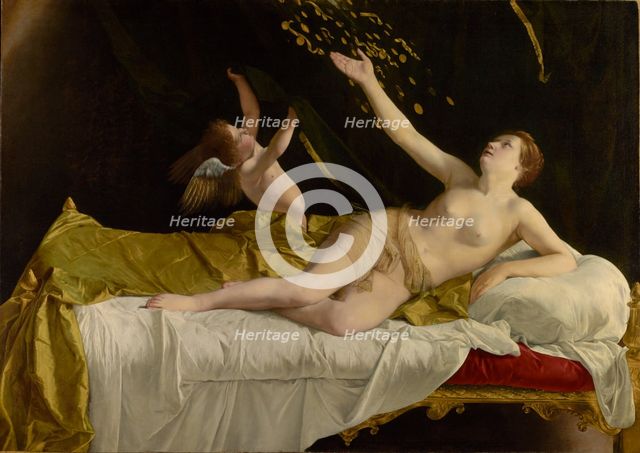 Danaë and the Shower of Gold, 1621-1623. Creator: Orazio Gentileschi.