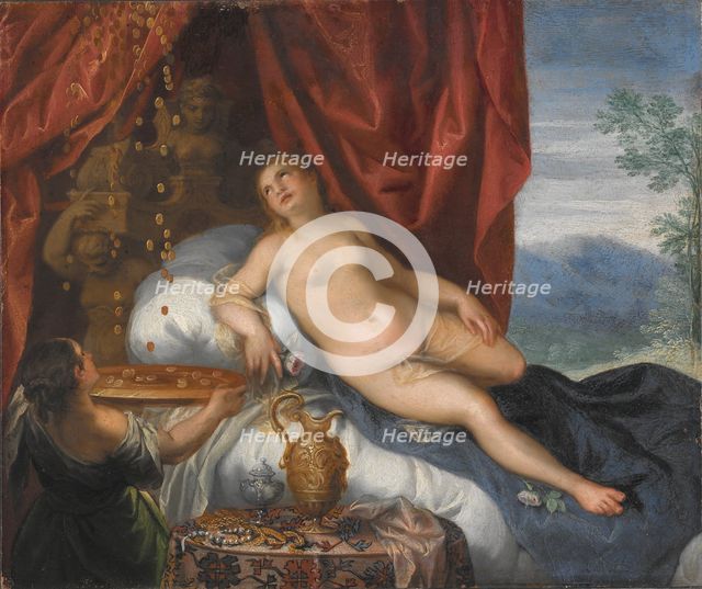 Danae and the Shower of Gold, c17th century. Creator: Unknown.