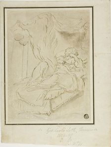 Danae and the Shower of Gold, n.d. Creator: Johann Carl Loth