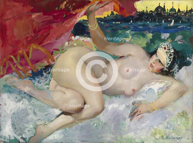 Danae. Artist: Malyavin, Filipp Andreyevich (1869-1940)