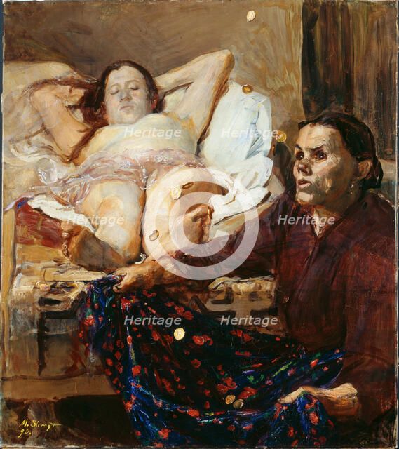 Danae. Artist: Slevogt, Max (1868-1932)