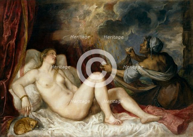 Danaë, between 1560 and 1565. Creator: Titian.