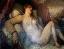 Danae c1554. Artist: Titian