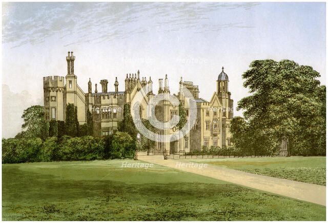 Danbury Palace, Essex, home of the Bishop of Rochester, c1880. Artist: Unknown