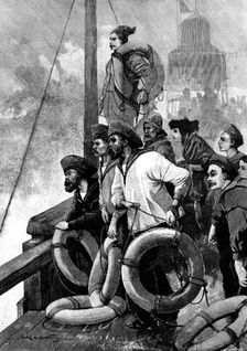 "Danger!", 1890. Creator: Unknown