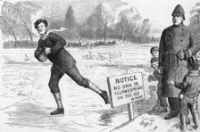 "Danger !"--A scene in St. James's Park 1886. Creator: Unknown