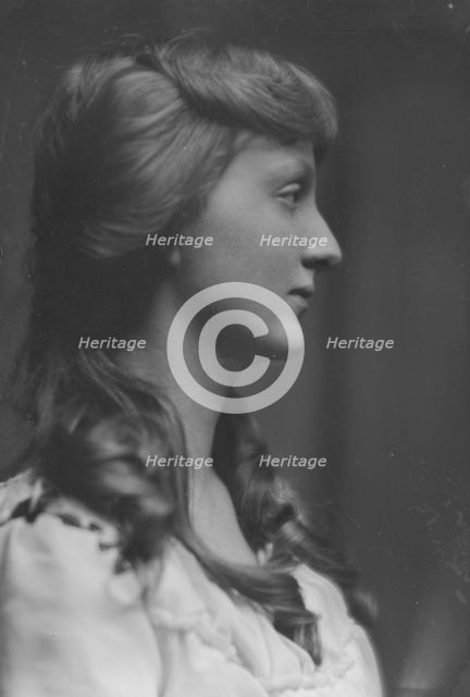 Dangerfield, Miss, portrait photograph, 1916 Mar. 28. Creator: Arnold Genthe.