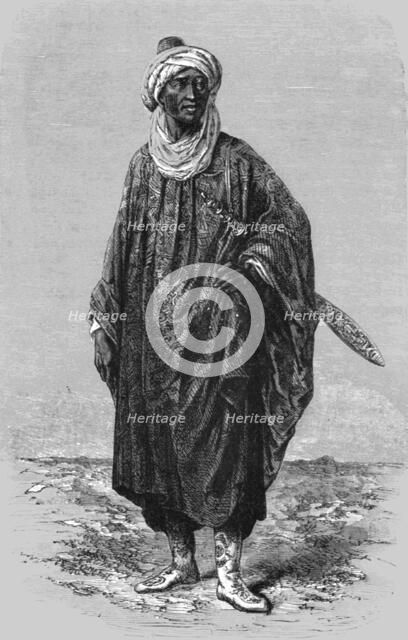 ''Dandangoura, chief of Farabougou; Journey from the Senegal to the Niger', 1875. Creator: Unknown.