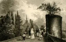 Danejohn Hill, Canterbury, Kent 1829. Creator: James Baylis Allen