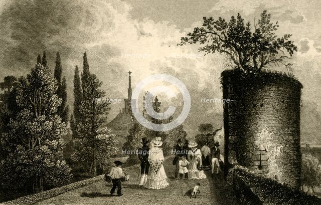 'Danejohn Hill, Canterbury, Kent', 1829.  Creator: James Baylis Allen.