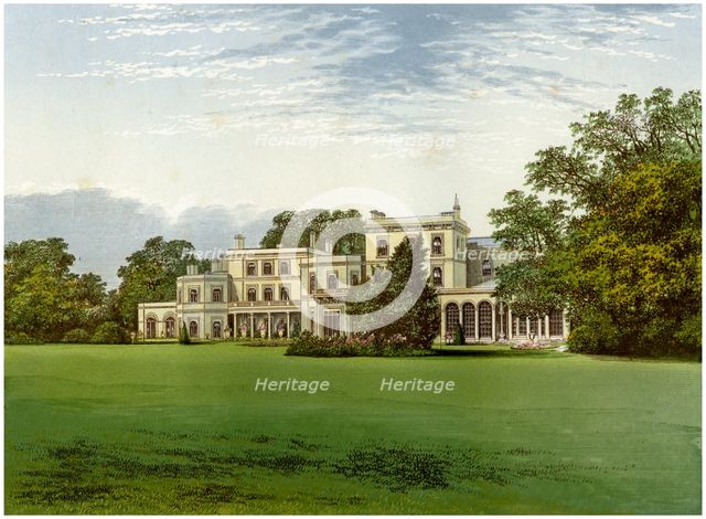 Danesfield House, Buckinghamshire, home of the Scott-Murray family, c1880. Artist: Unknown