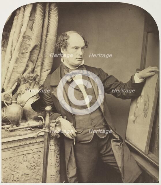 Daniel Maclise (1806-1870), 1857. Creator: William Lake Price (British, 1810-1896).
