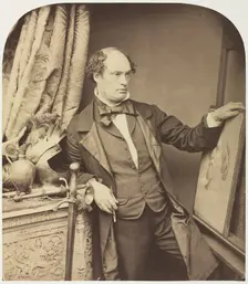 Daniel Maclise (1806-1870), 1857. Creator: William Lake Price (British, 1810-1896)