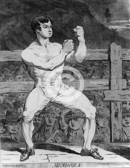 Daniel Mendoza (1764-1836), Jewish boxer. Creator: Unknown.