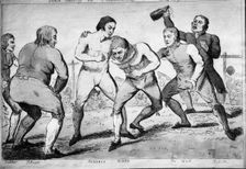 Daniel Mendoza (1764-1836), Jewish boxer. Creator: Unknown
